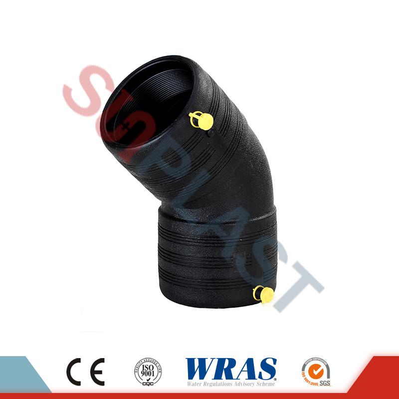 HDPE электрофузиясы 45 градус шынтақ